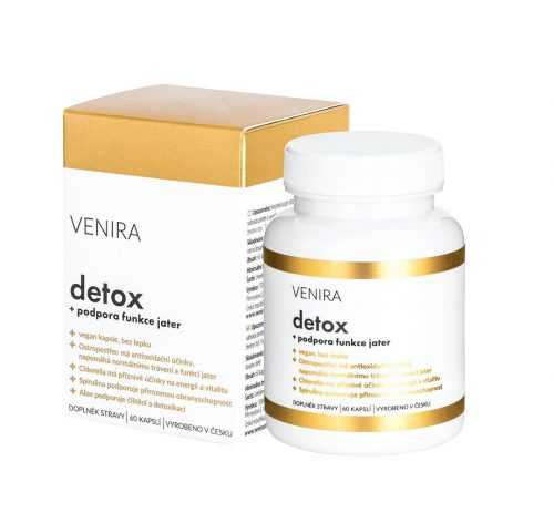 Venira Detox + podpora funkce jater 60 kapslí Venira