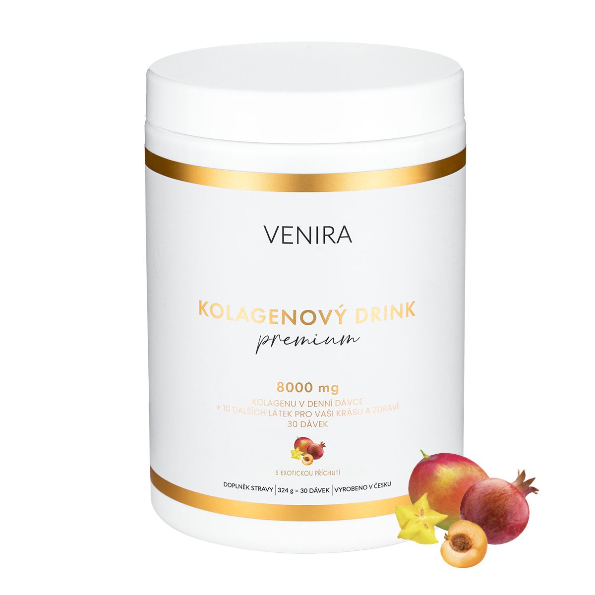 Venira Kolagenový drink Premium exotické ovoce 324 g Venira