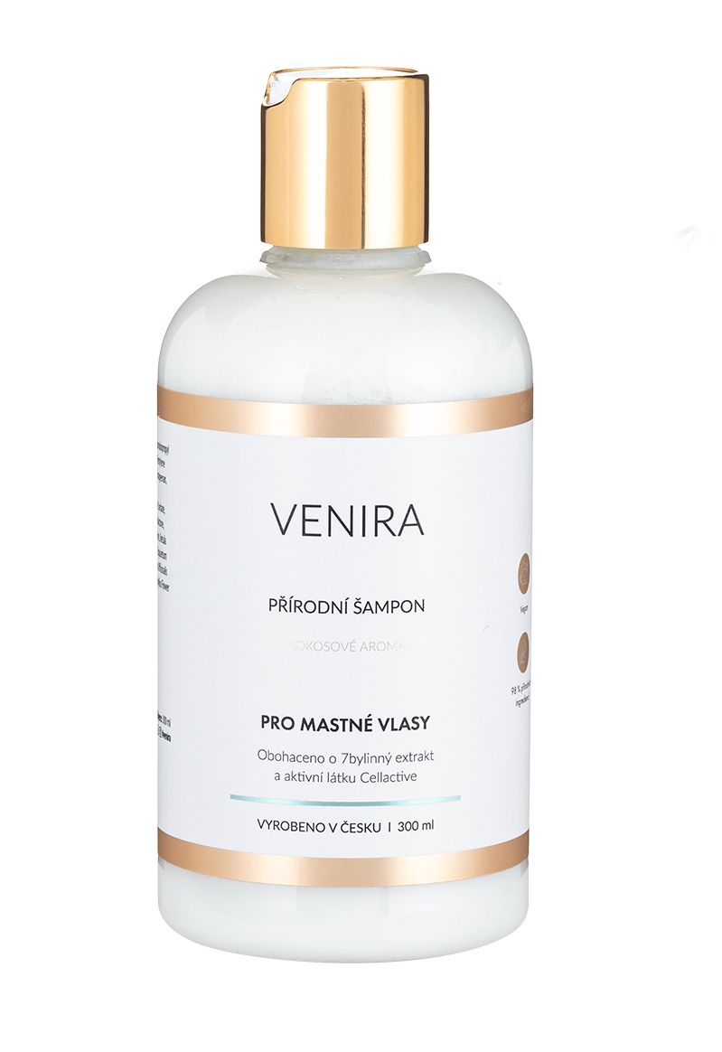 Venira Přírodní šampon pro mastné vlasy 300 ml Venira