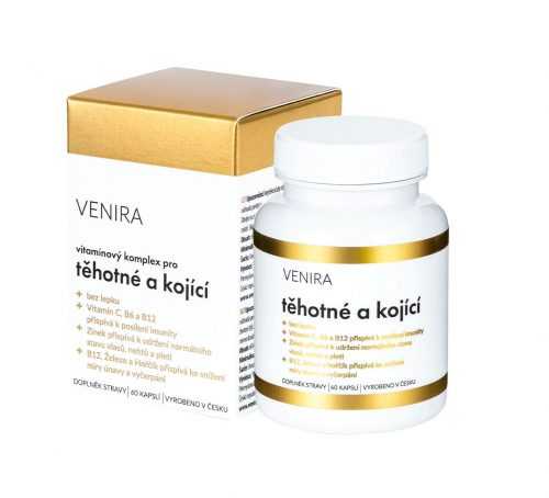Venira Vitamínový komplex pro těhotné a kojící ženy 60 kapslí Venira