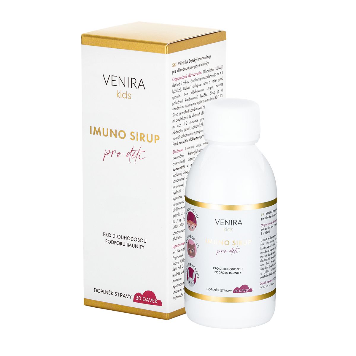 Venira kids Imuno sirup pro děti lesní plody 150 ml Venira