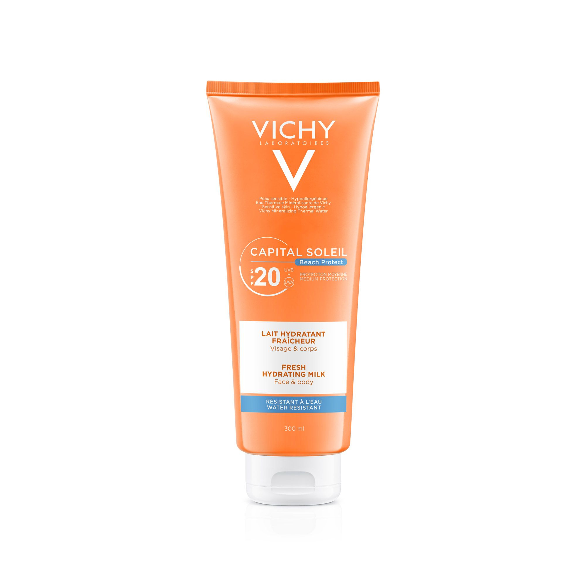 Vichy Capital Soleil Ochranné mléko na obličej a tělo SPF 20 300 ml Vichy