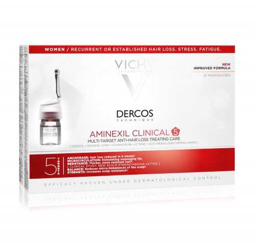 Vichy Dercos Aminexil Clinical 5 pro ženy 21x6 ml Vichy