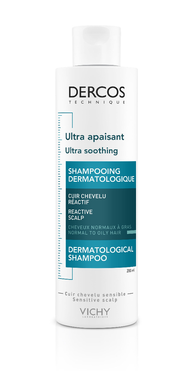 Vichy Dercos Ultrazklidňující šampon pro normální a mastné vlasy 200 ml Vichy