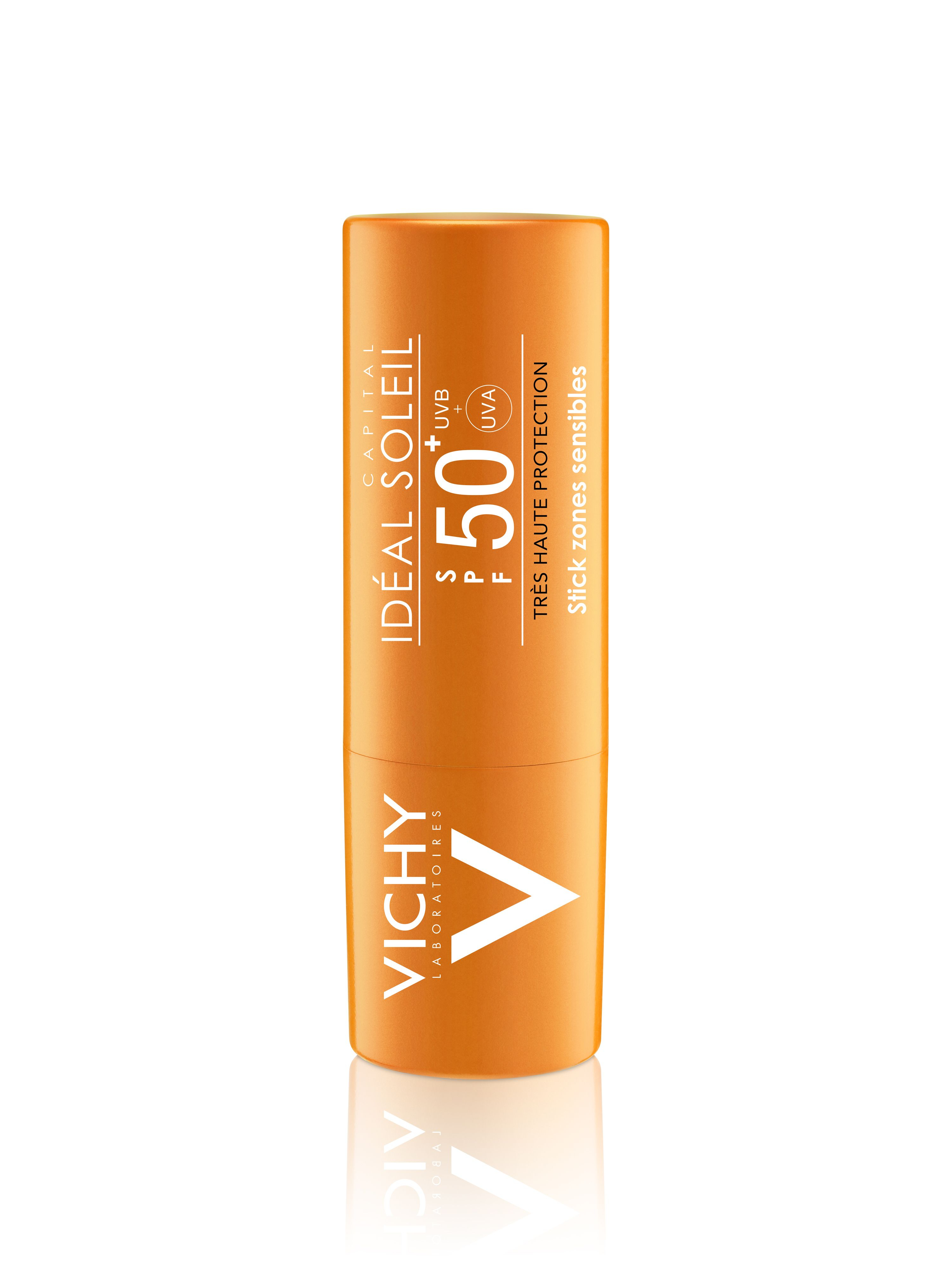 Vichy Idéal Soleil Tyčinka pro ochranu citlivých partií a rtů SPF 50+ 9 g Vichy