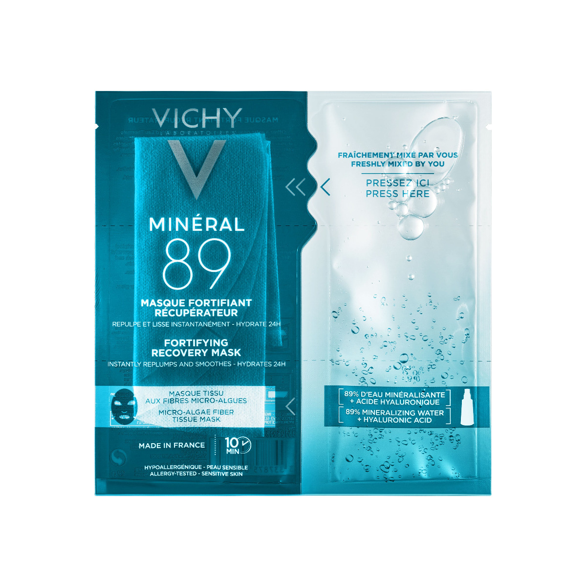 Vichy Minéral 89 Hyaluron Booster maska 29 g Vichy