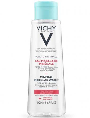 Vichy Pureté thermale Minerální micelární voda pro citlivou pleť 200 ml Vichy