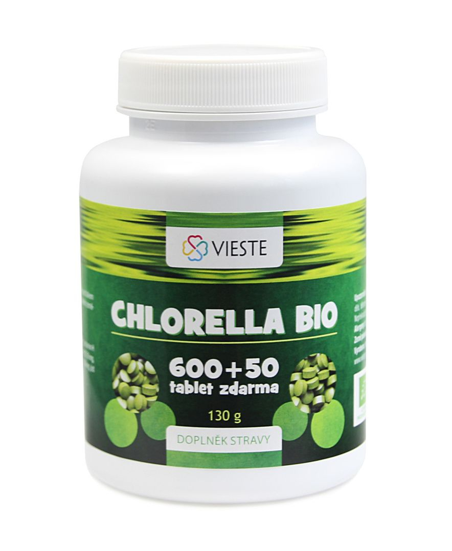 Vieste Chlorella BIO 600+50 tablet Vieste