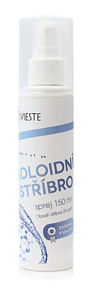 Vieste Koloidní stříbro 25 sprej 150 ml Vieste