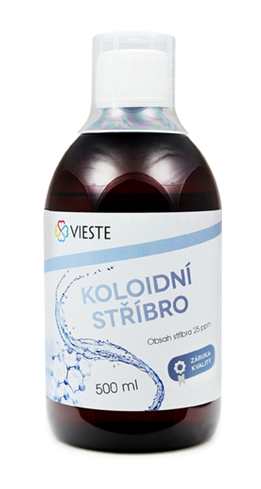 Vieste Koloidní stříbro 25ppm 500 ml Vieste