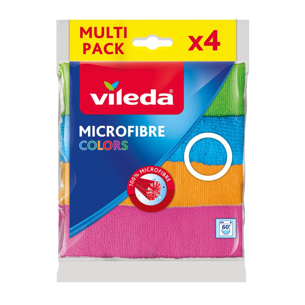 Vileda Microfibre Colors mikrohadřík 4 ks Vileda