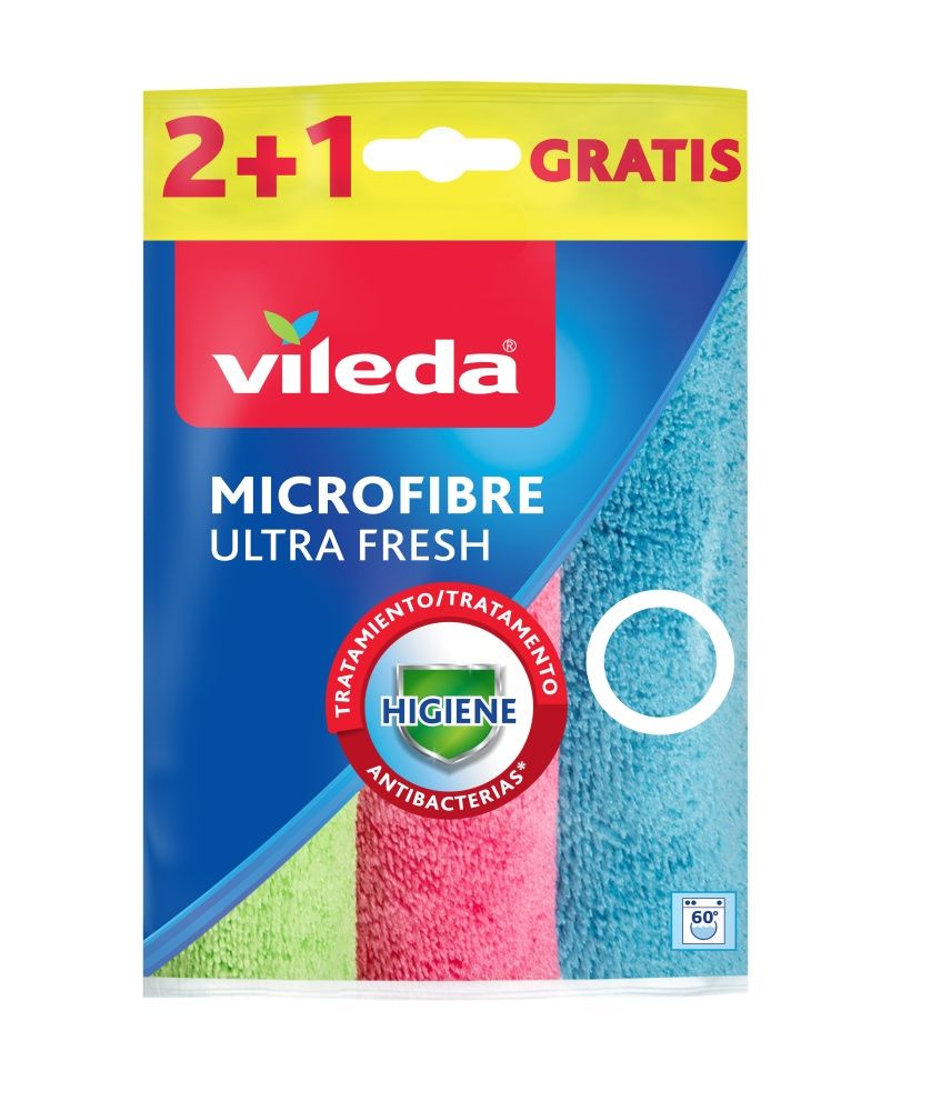 Vileda Microfibre Ultra Fresh mikrohadřík 2+1 ks Vileda