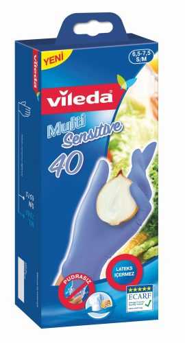 Vileda Multi Sensitive vel. S/M rukavice 40 ks Vileda