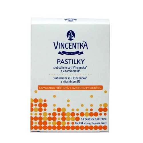 Vincentka Ovocné pastilky 18 ks Vincentka