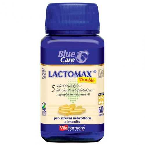 VitaHarmony Lactomax® Double laktobacily 4 mld.+ komplex vit. B 60 kapslí VitaHarmony