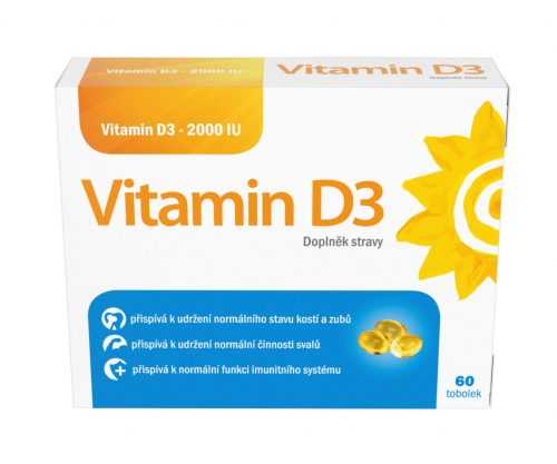Vitamin D3 2000 IU 60 tobolek Vitamin D3