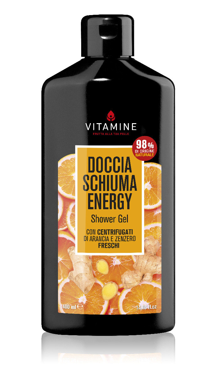 Vitamine Energy Pomeranč a zázvor sprchový gel 400 ml Vitamine