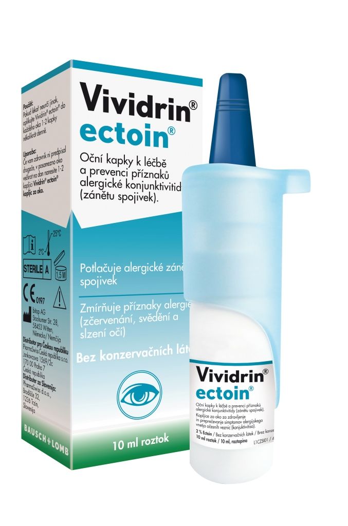 Vividrin ectoin oční kapky 10 ml Vividrin