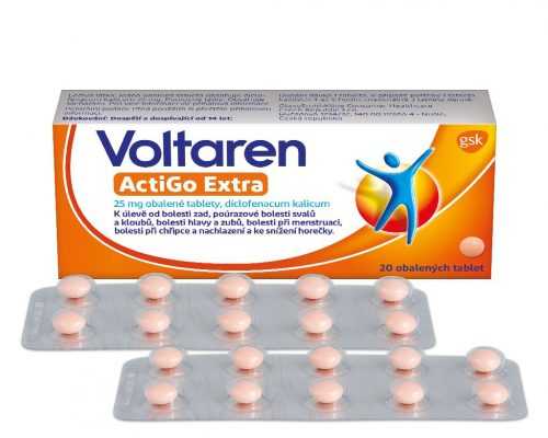 Voltaren ActiGo Extra 25 mg 20 tablet Voltaren