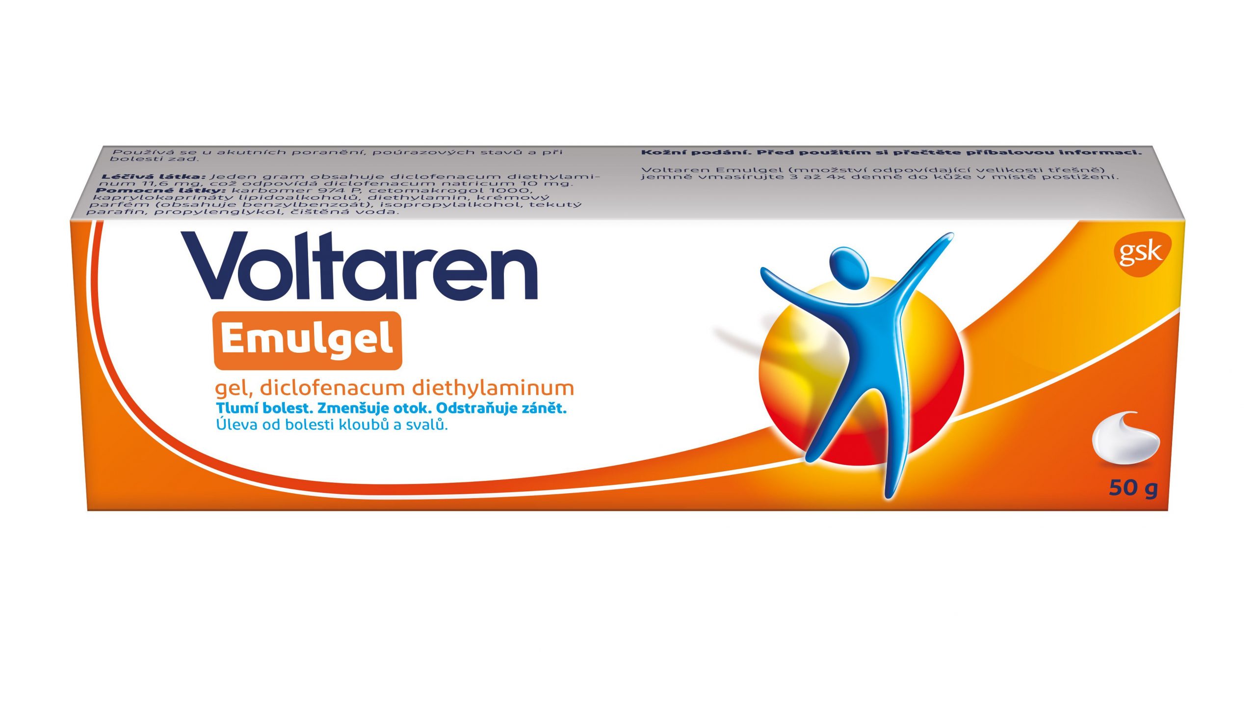 Voltaren Emulgel 10 mg/g gel 50 g Voltaren