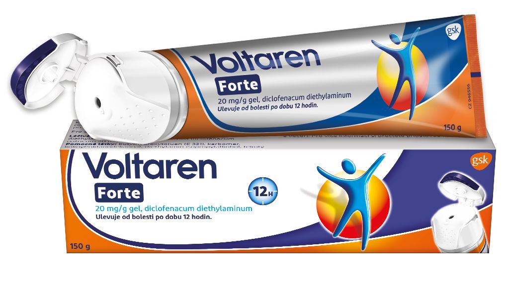 Voltaren Forte 20 mg/g gel 150 g Voltaren