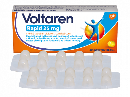 Voltaren Rapid 25 mg 20 tobolek Voltaren