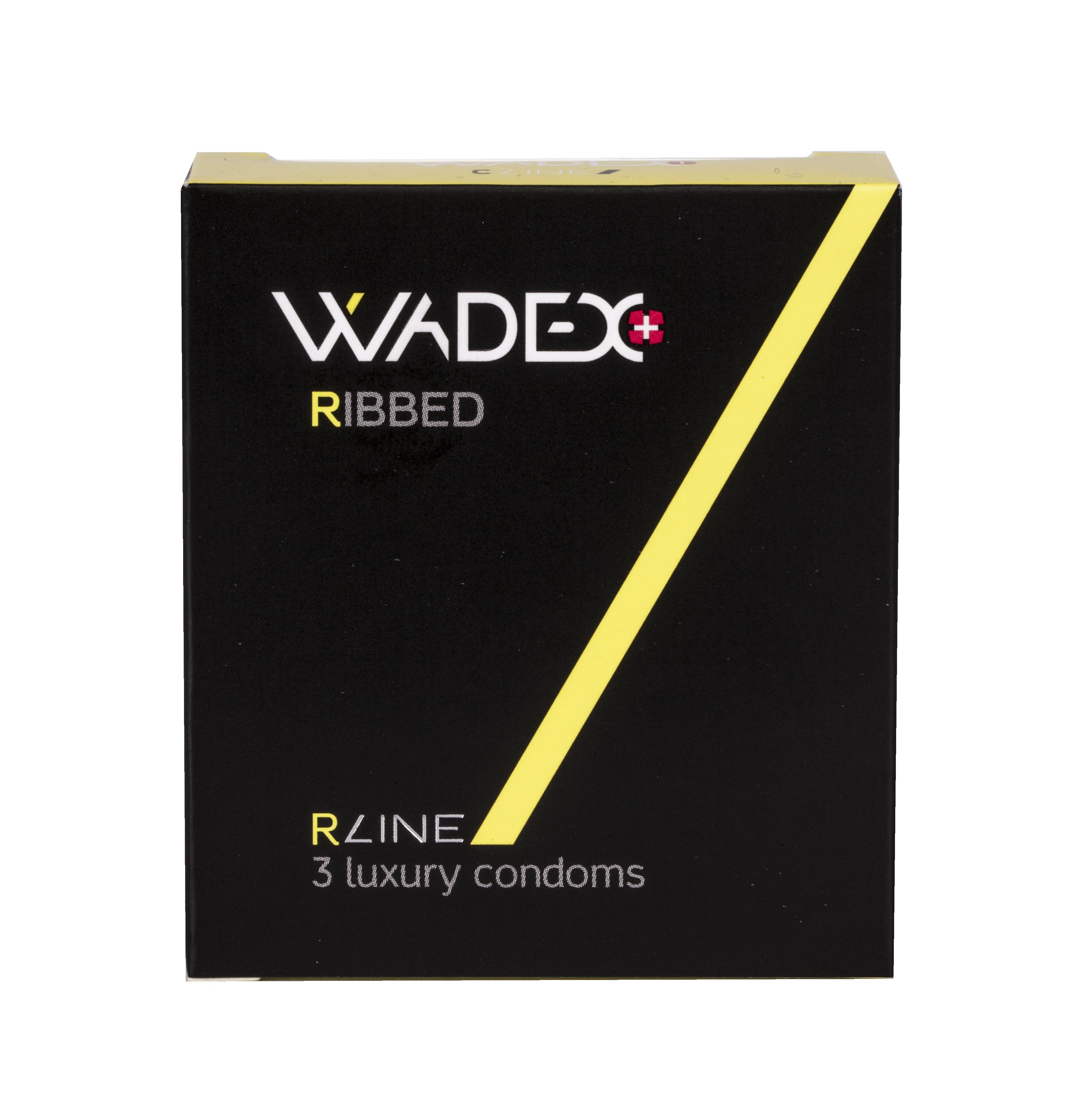 WADEX Ribbed kondomy 3 ks WADEX