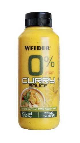 WEIDER 0 % Fat Curry omáčka dochucovadlo 265 ml WEIDER