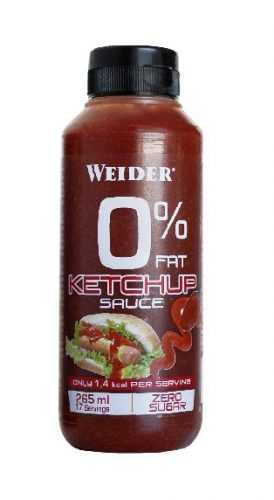 WEIDER 0 % Fat Ketchup omáčka dochucovadlo 265 ml WEIDER