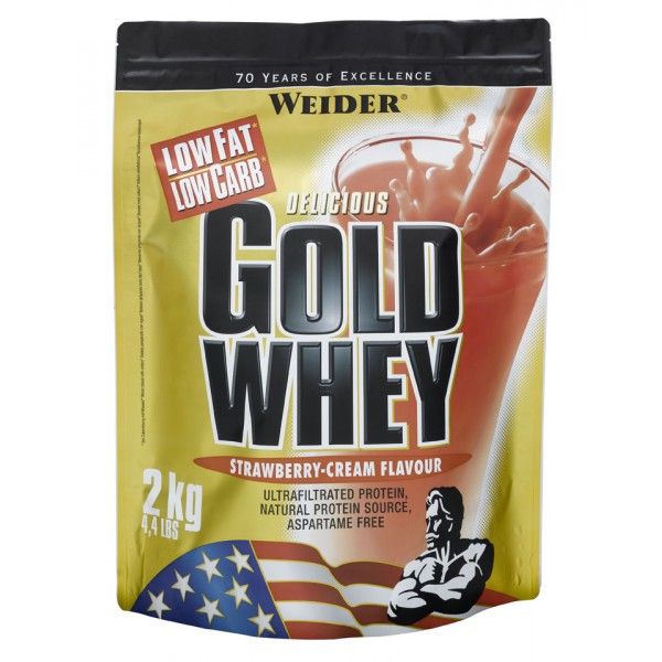 WEIDER Gold Whey milk chocolate sáček 2000 g WEIDER