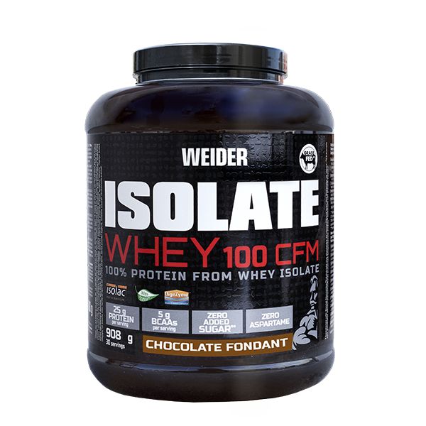 WEIDER Isolate Protein Chocolate fondant 908 g WEIDER