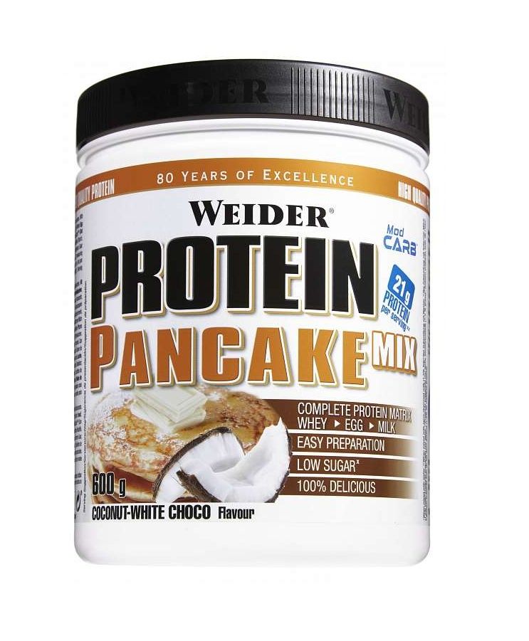 WEIDER Protein Pancake mix coconut-white choco 600 g WEIDER