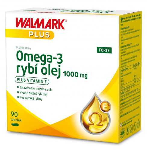 Walmark Omega-3 rybí olej FORTE 1000 mg 90 tobolek Walmark