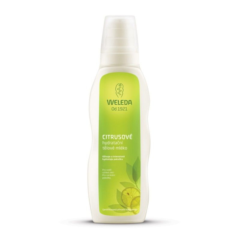 Weleda Citrusové hydratační tělové mléko 200 ml Weleda