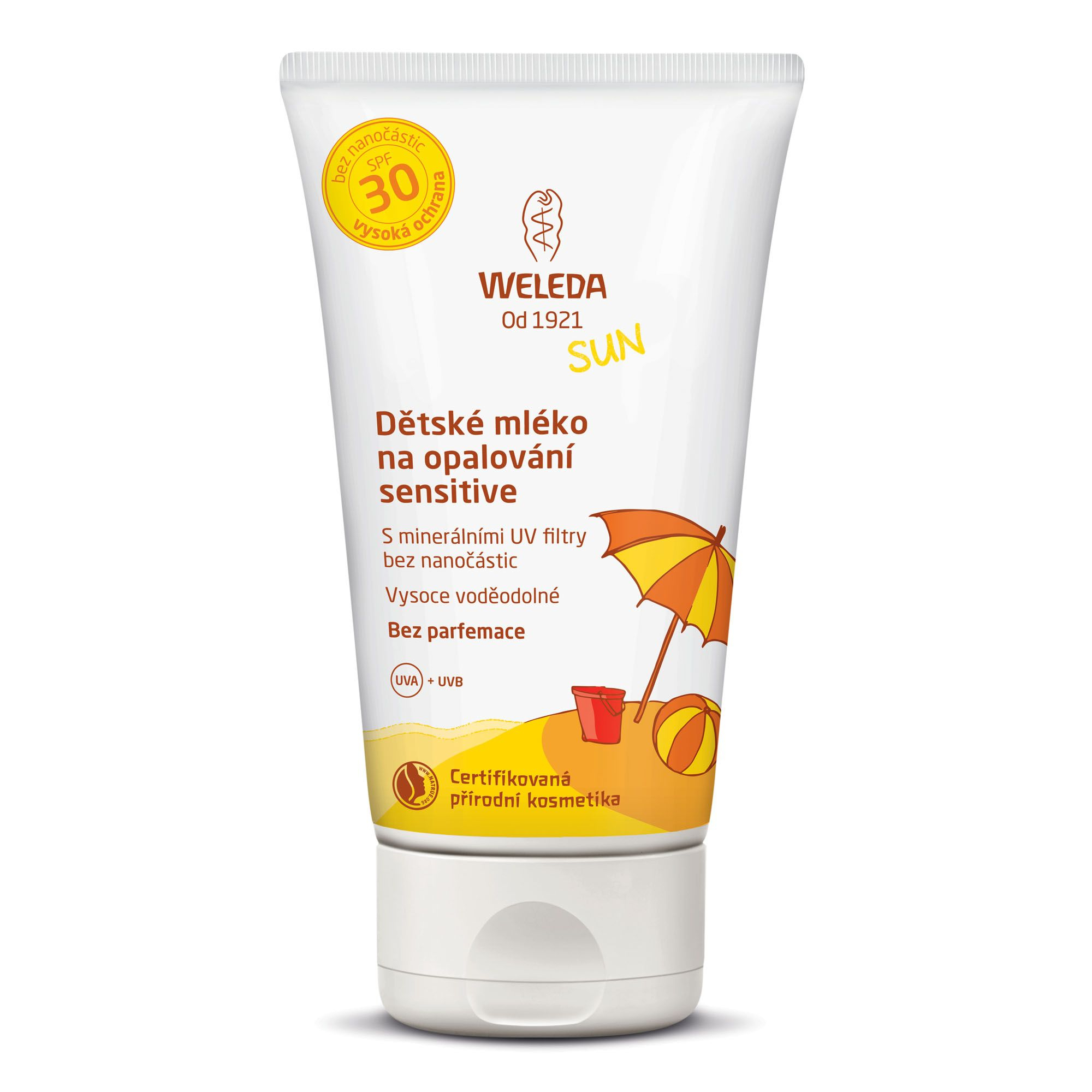 Weleda Dětské mléko na opalování Sensitive SPF30 150 ml Weleda