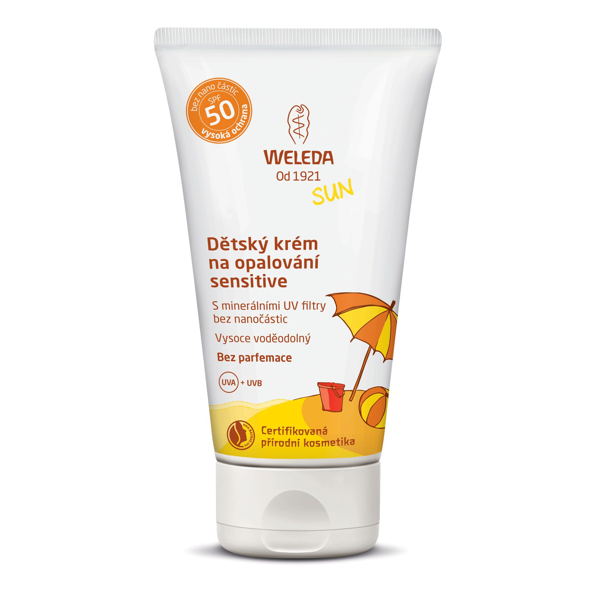 Weleda Dětský krém na opalování Sensitive SPF50 50 ml Weleda