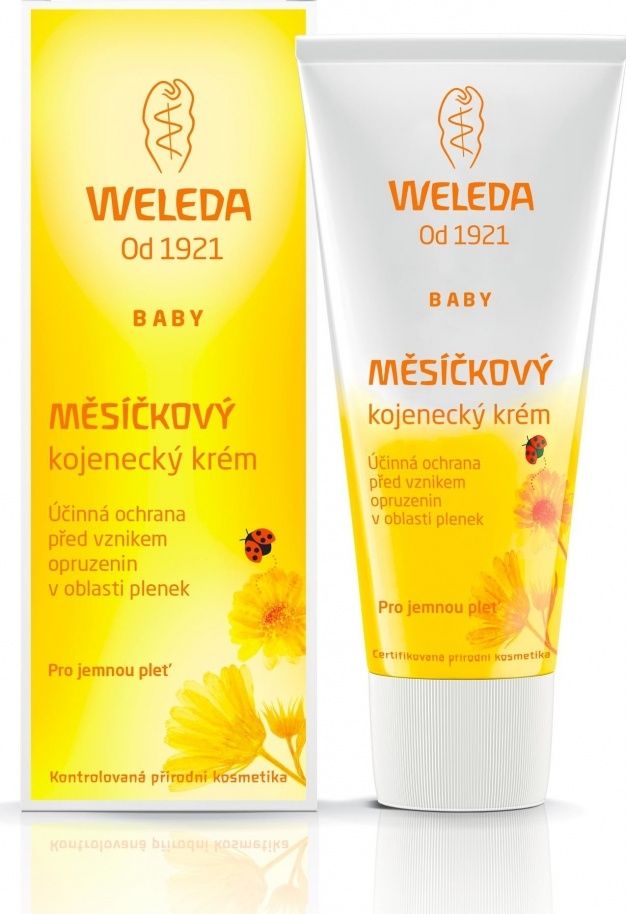 Weleda Měsíčkový kojenecký krém na opruzeniny 75 ml Weleda