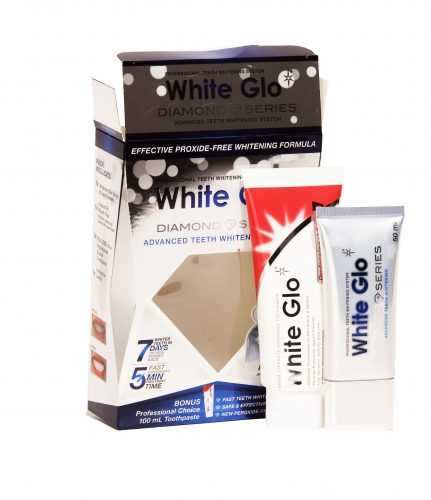 White Glo Diamond Series Bělicí set gel 50 ml + bělicí pasta 100 ml White Glo