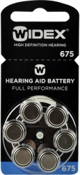 Widex 675 baterie do naslouchadel 6 ks Widex