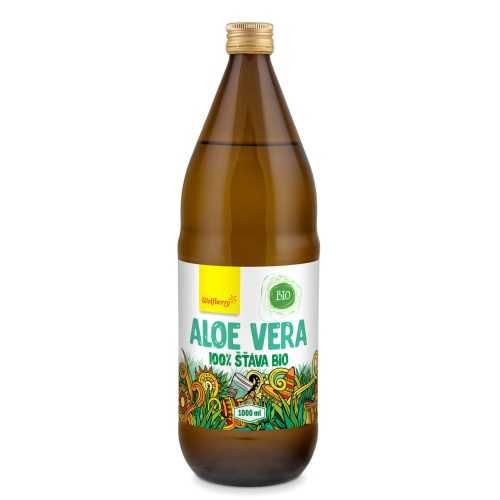 Wolfberry Aloe vera šťáva 100% BIO 1000 ml Wolfberry