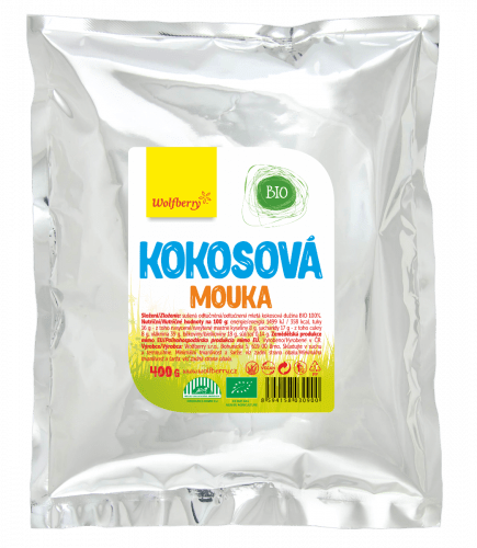 Wolfberry Kokosová mouka BIO 400 g Wolfberry