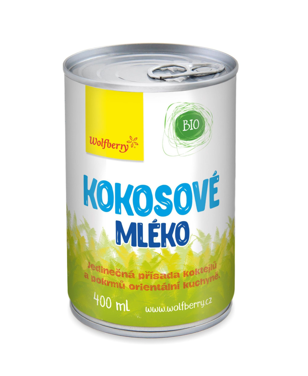 Wolfberry Kokosové mléko BIO 400 ml Wolfberry