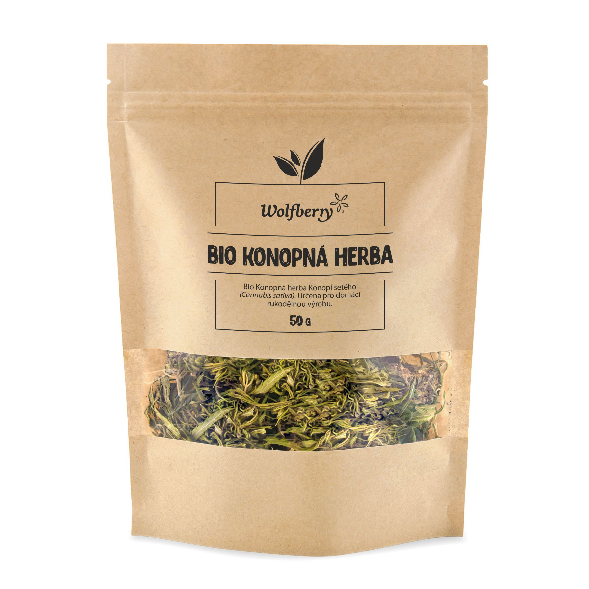 Wolfberry Konopná herba pro domácí rukodělnou tvorbu BIO 50 g Wolfberry