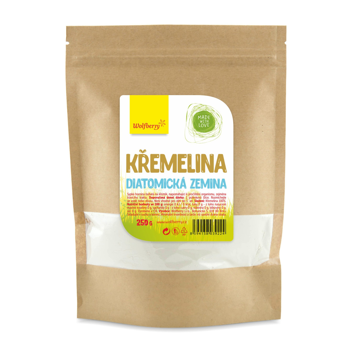 Wolfberry Křemelina 250 g Wolfberry