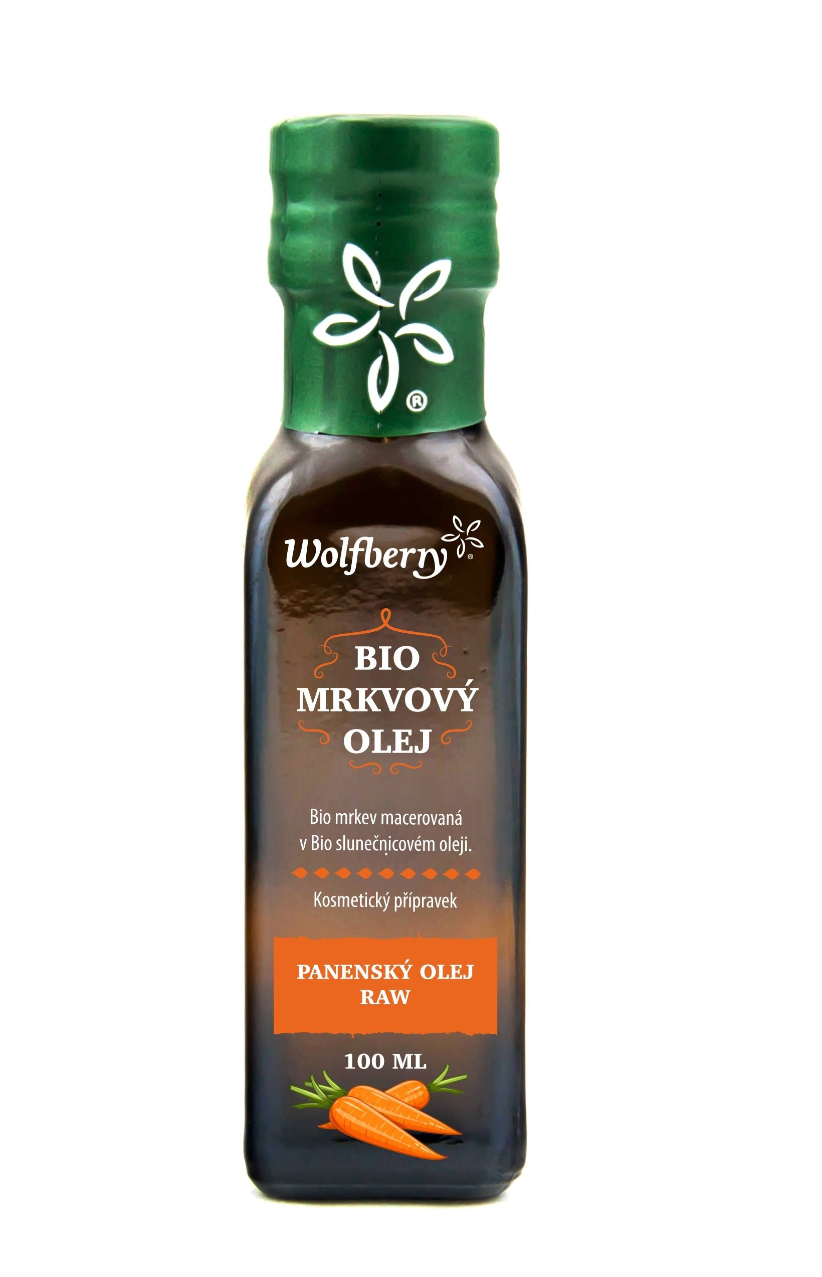 Wolfberry Mrkvový olej BIO 100 ml Wolfberry