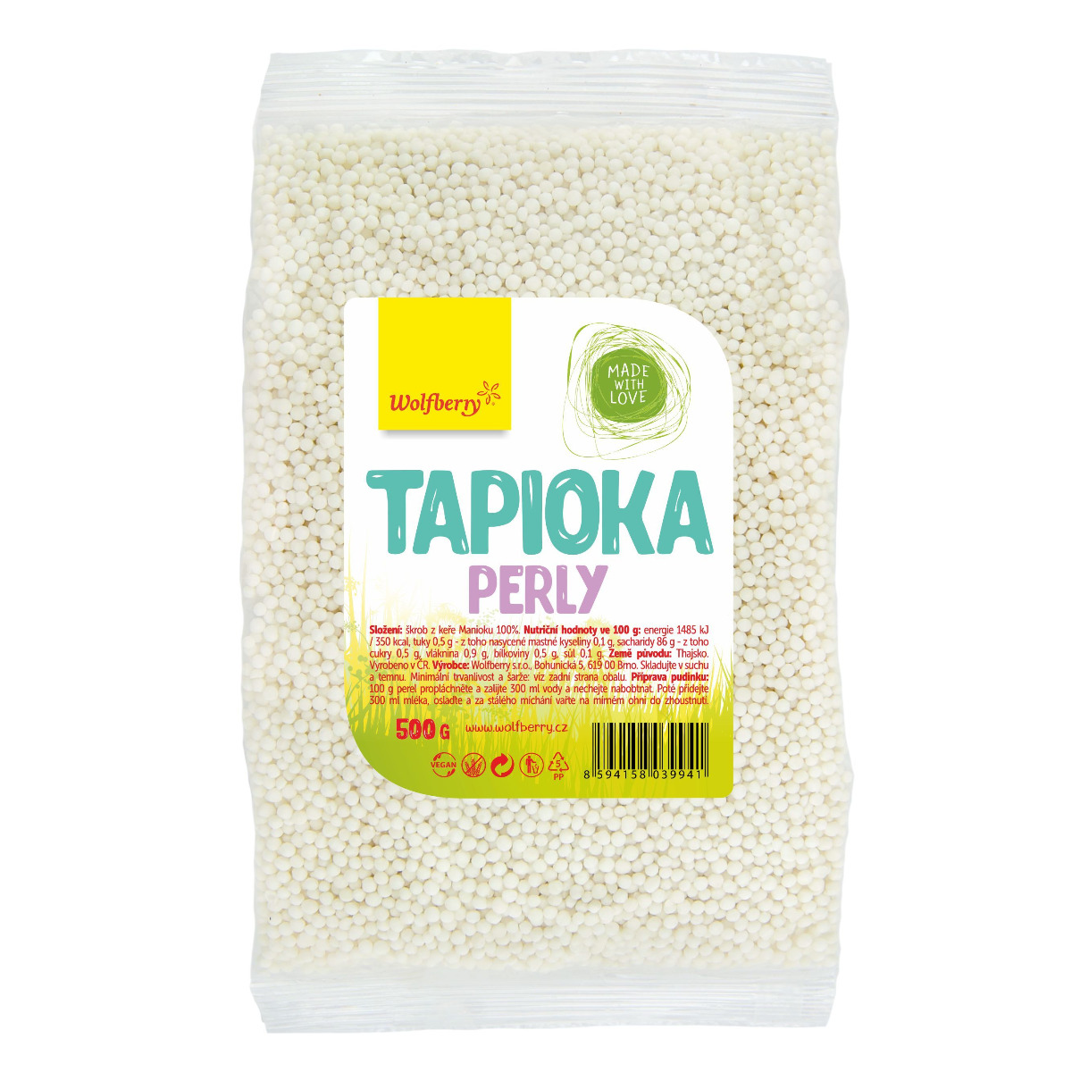 Wolfberry Tapioka perly 500 g Wolfberry