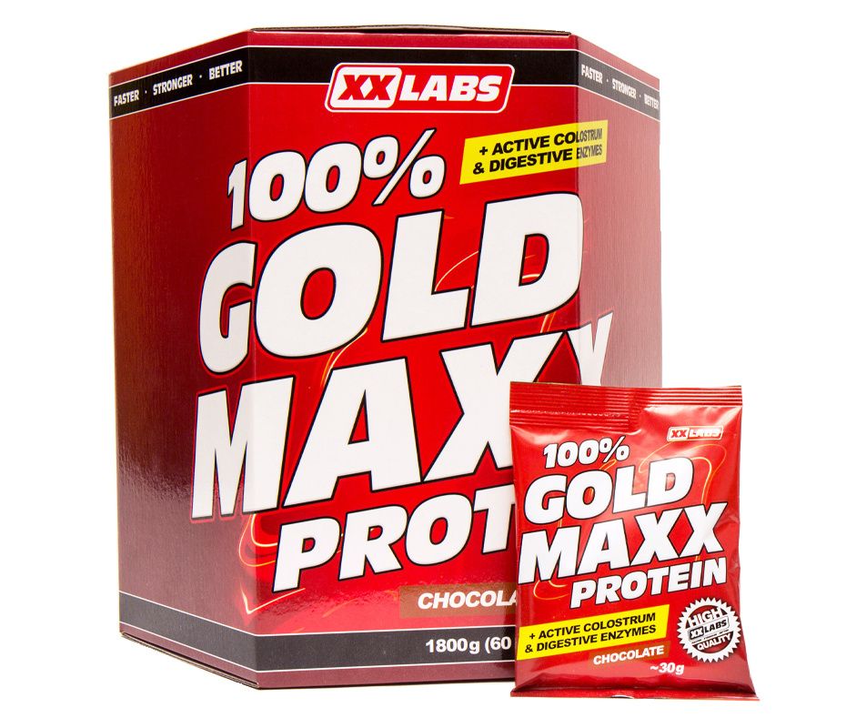 Xxlabs 100% gold maxx protein čokoláda sáčky 60x30 g Xxlabs