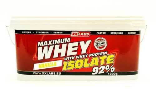 Xxlabs Maximum Whey Protein Isolate 92 vanilka 1000 g Xxlabs