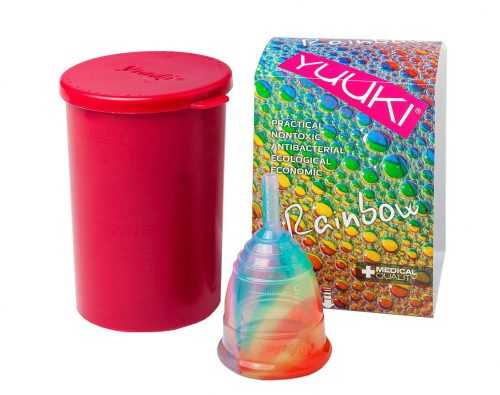 YUUKI Menstruační kalíšek Jolly Small set 1 ks + dezinfekční krabička YUUKI