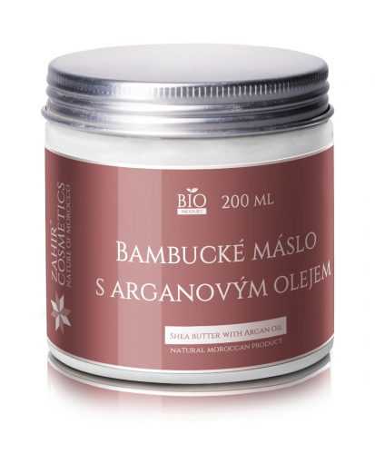 ZAHIR COSMETICS Bambucké máslo BIO s arganovým olejem 200 ml ZAHIR COSMETICS